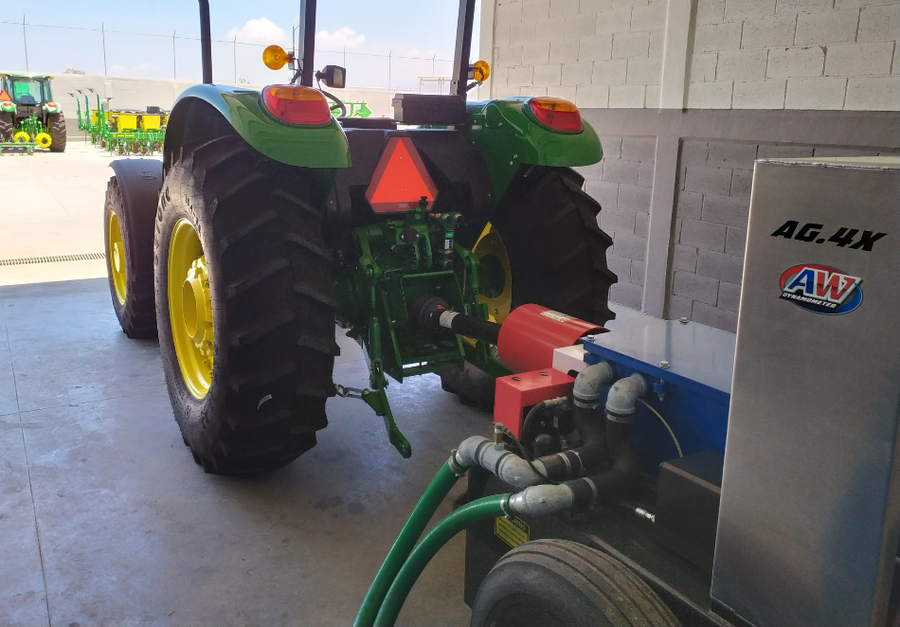 Dinamómetro AW Serie AG.X en operación de larga duración en tractores agrícolas