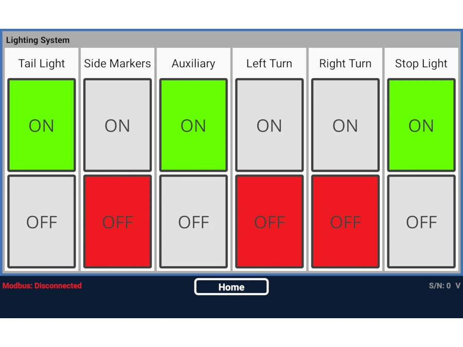 Captura de tela do software do Virtual Tractor AW Dynamometer